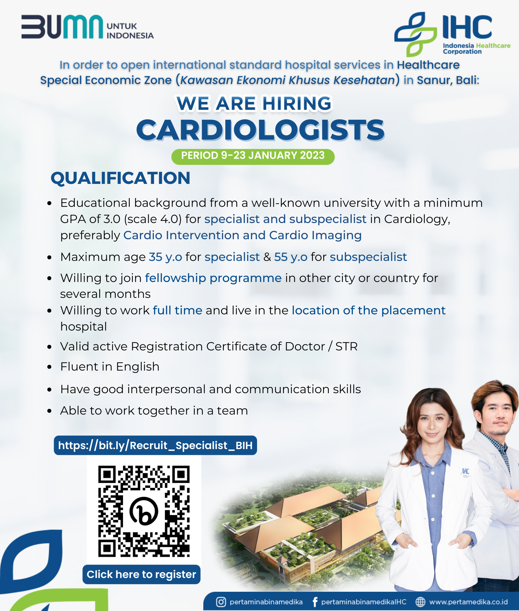 Cardiologist Bali International Hospital